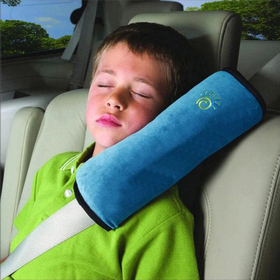 Car Safety Seat Belts Pillows For Children Baby Safety Strap Car Headrest Vehicle Safety Strap Car Shoulder Protection Colorful